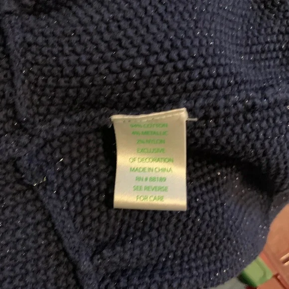 Lilly Pulitzer Navy Peplum Cardigan - Picture 7 of 7